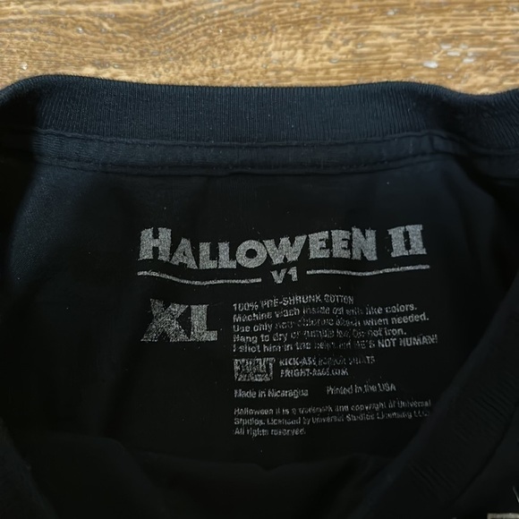 Halloween 2 horror movie sequel t-shirt scary cinema Michael meyers men’s XL - Picture 4 of 5